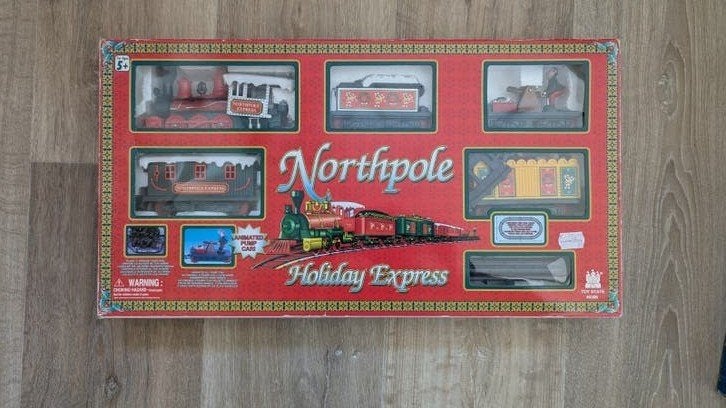 Northpole Holiday Express Treinset - Gratis, Treinset, Gelijkstroom, Nieuw, Analoog