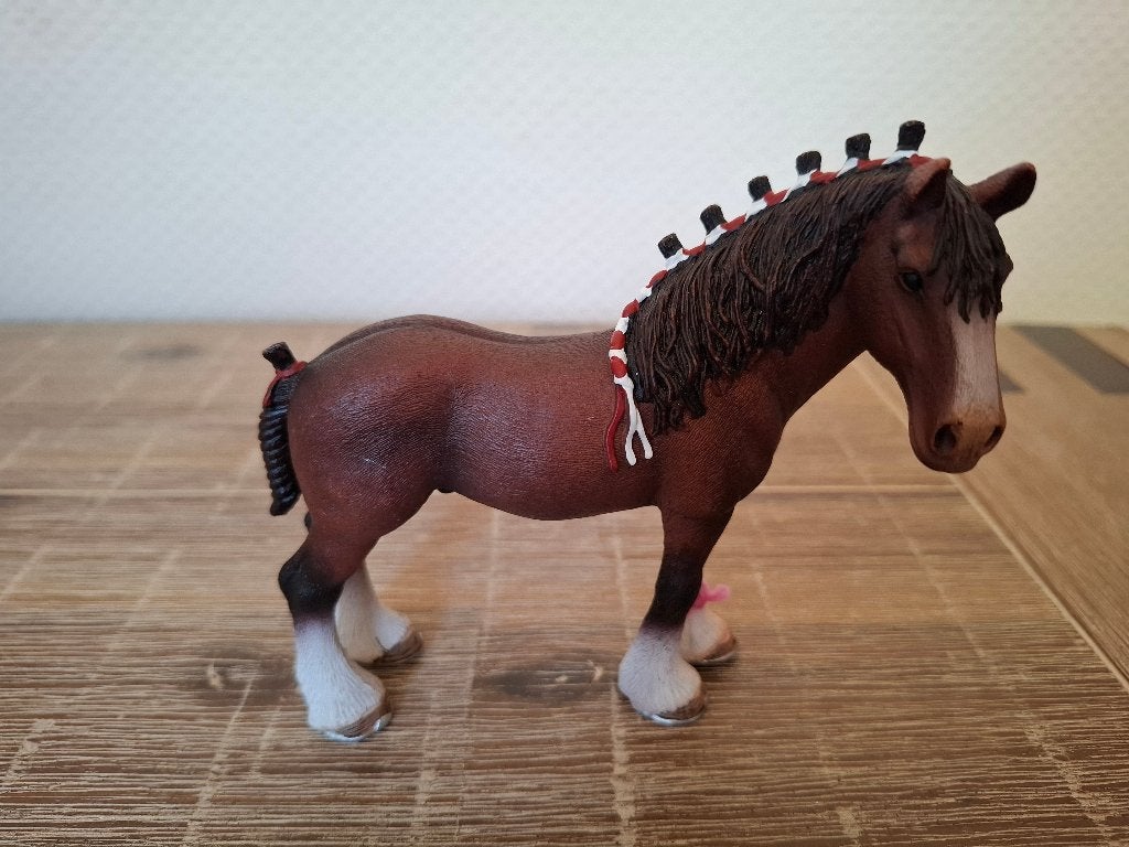 Schleich 13808 Clydesdale ruin paard, Ophalen of Verzenden, Zo goed als nieuw