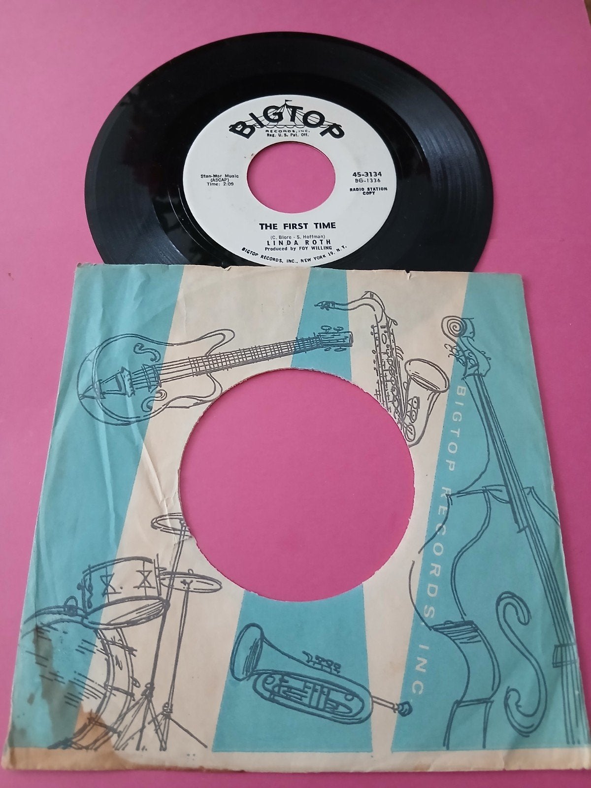 VINYL SINGLE   LINDA ROTH    1963, Cd's en Dvd's, Vinyl | Rock, Ophalen of Verzenden, Zo goed als nieuw, Overige formaten, Classic Rock