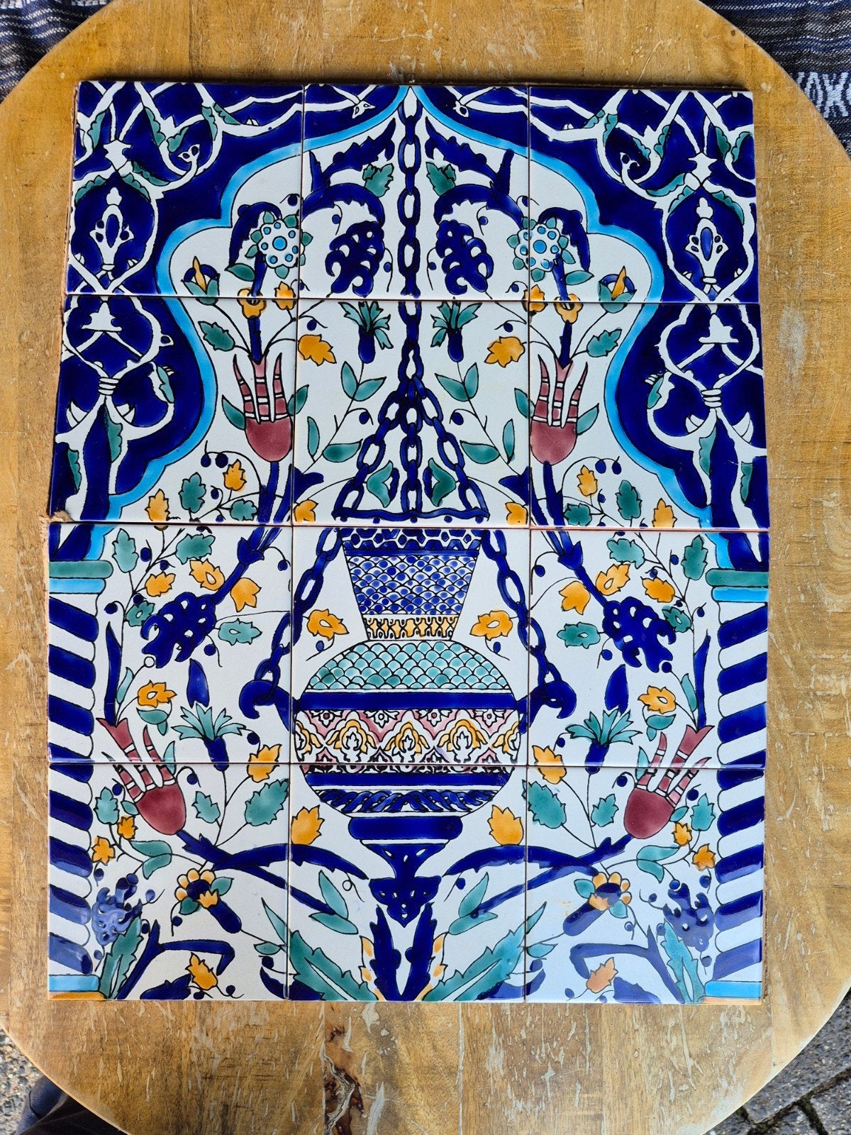 wandtegels op plateau, Antiek en Kunst, Ophalen
