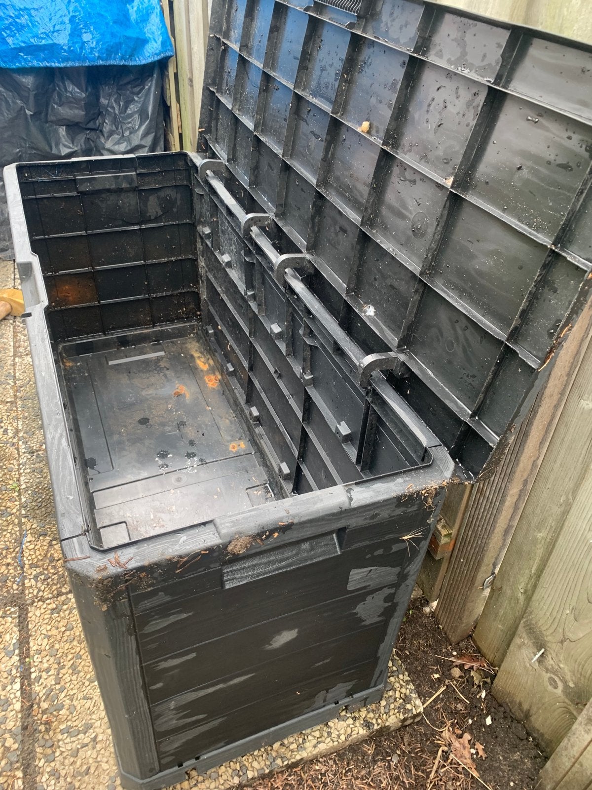 Opberg box, Ophalen