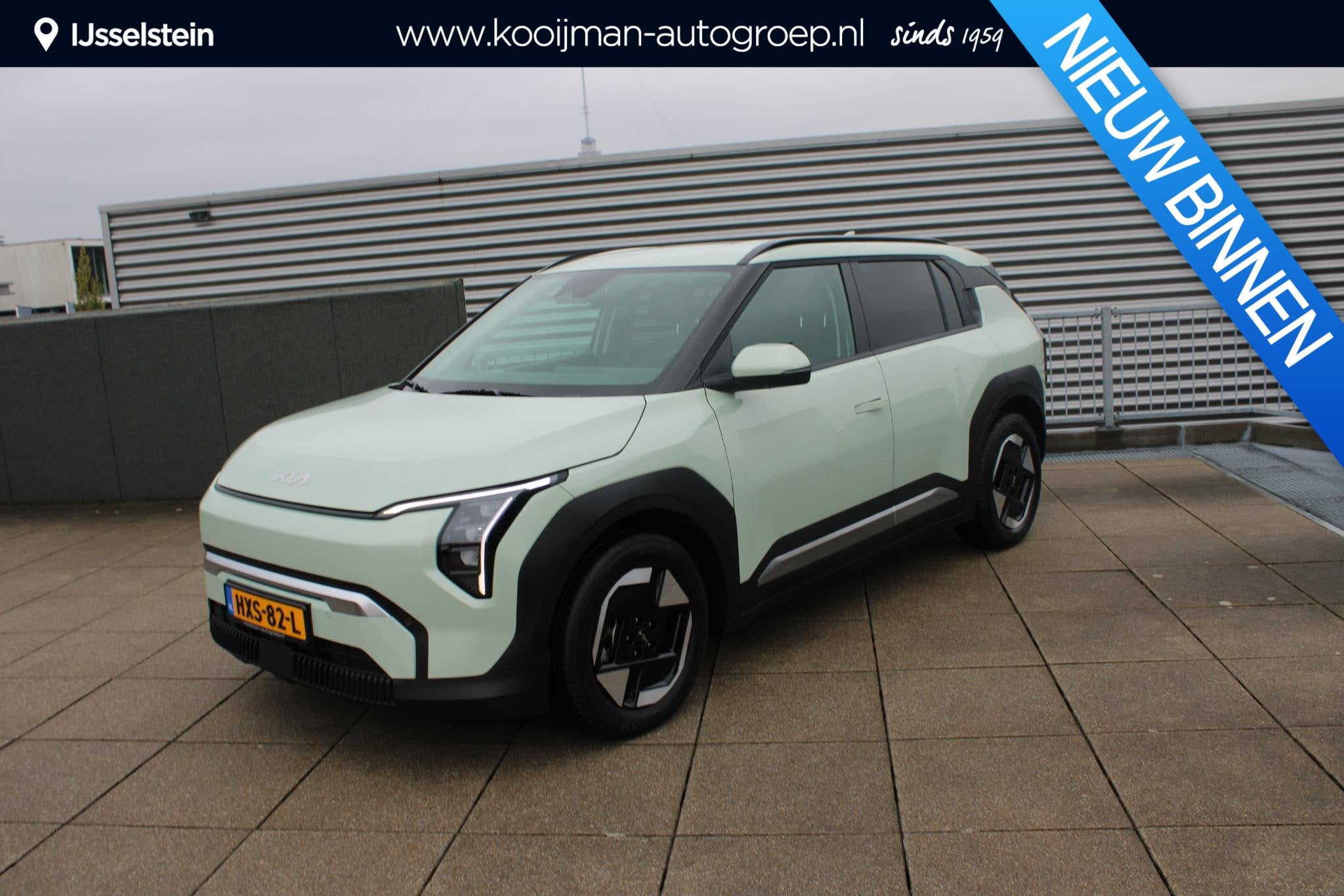 Kia EV3 Plus 81.4 kWh STOEL- & EN STUURVERWARMING, NAVIGATIE, Stof, Origineel Nederlands, 204 pk, 1000 kg