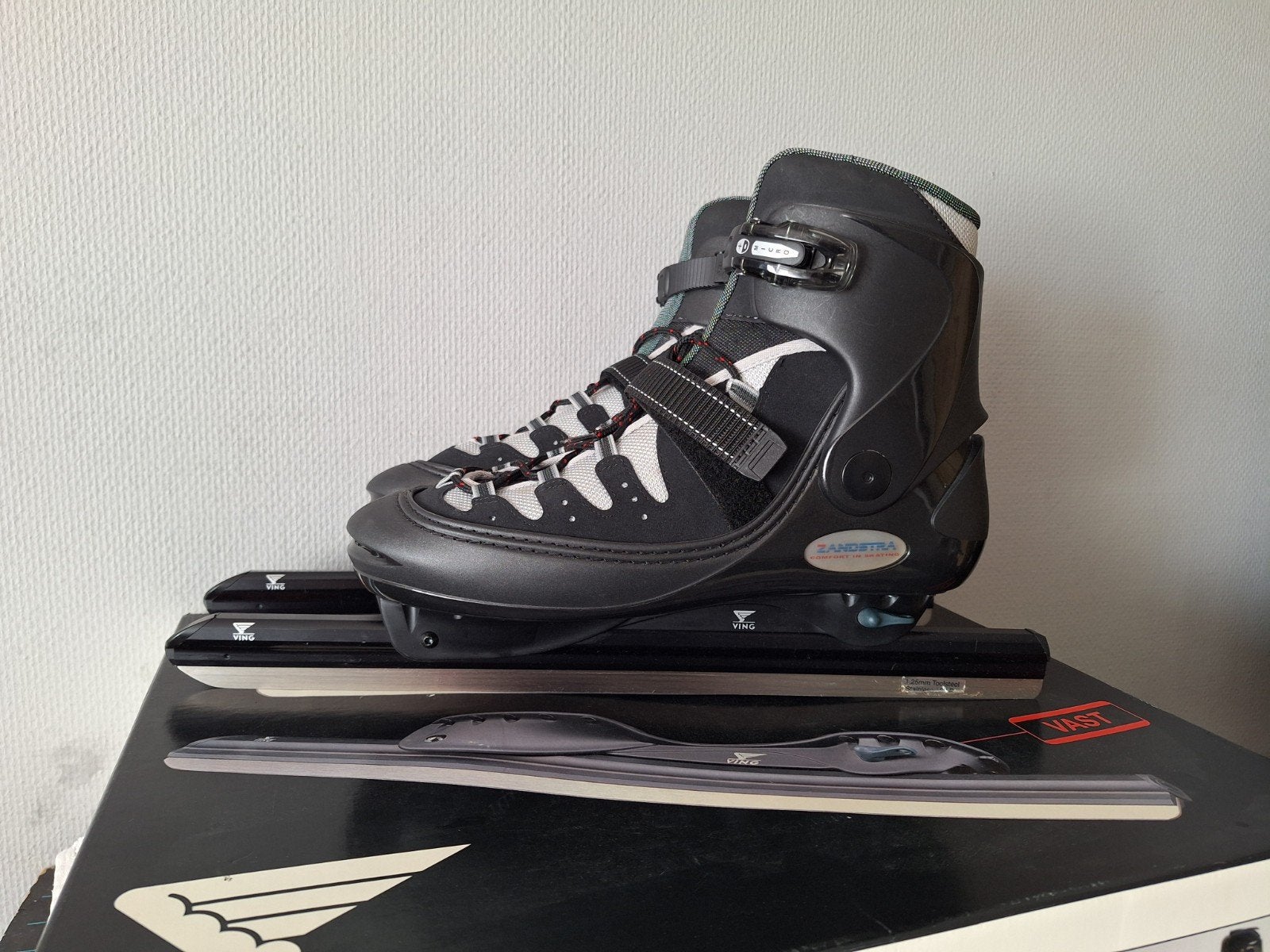 Zandstra klapvast maat 45, Sport en Fitness, Schaatsen, Klapschaats, Zandstra, Combinoren, Ophalen of Verzenden