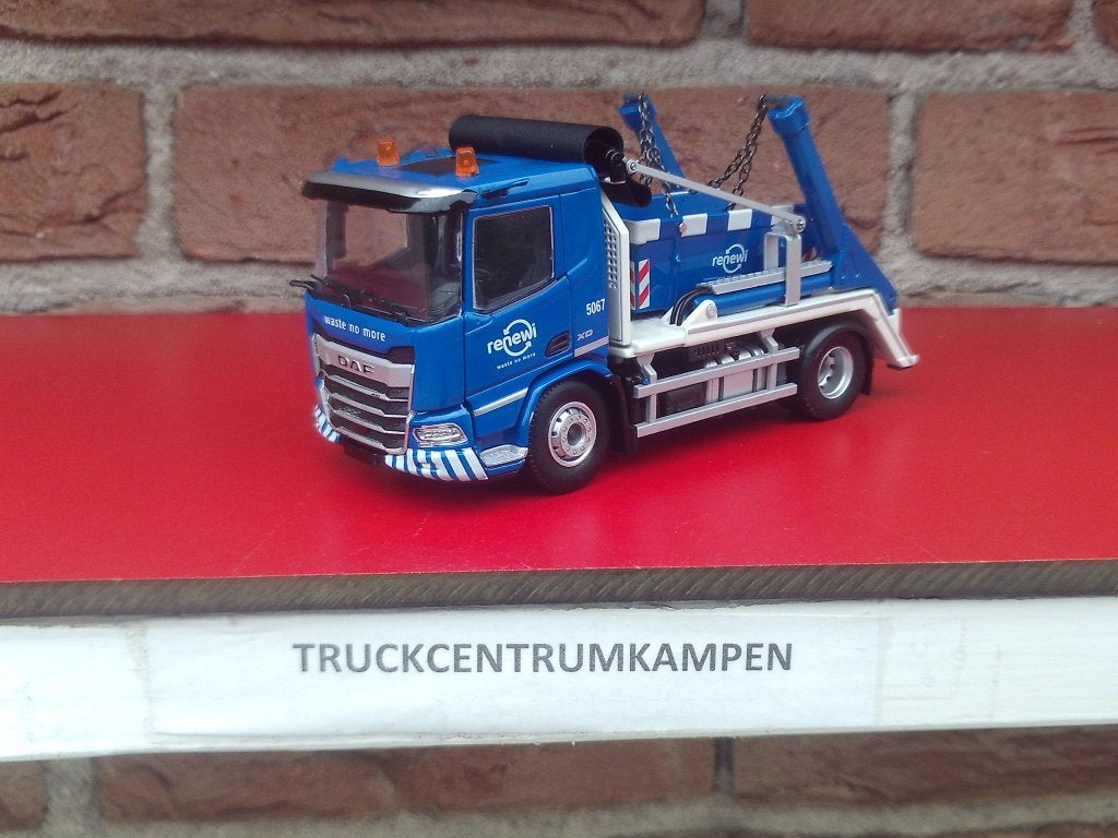 Tekno  Daf  XD  Dagcabine  van  Renewi., Hobby en Vrije tijd, Modelauto's | 1:50, Ophalen of Verzenden, Nieuw, Bus of Vrachtwagen