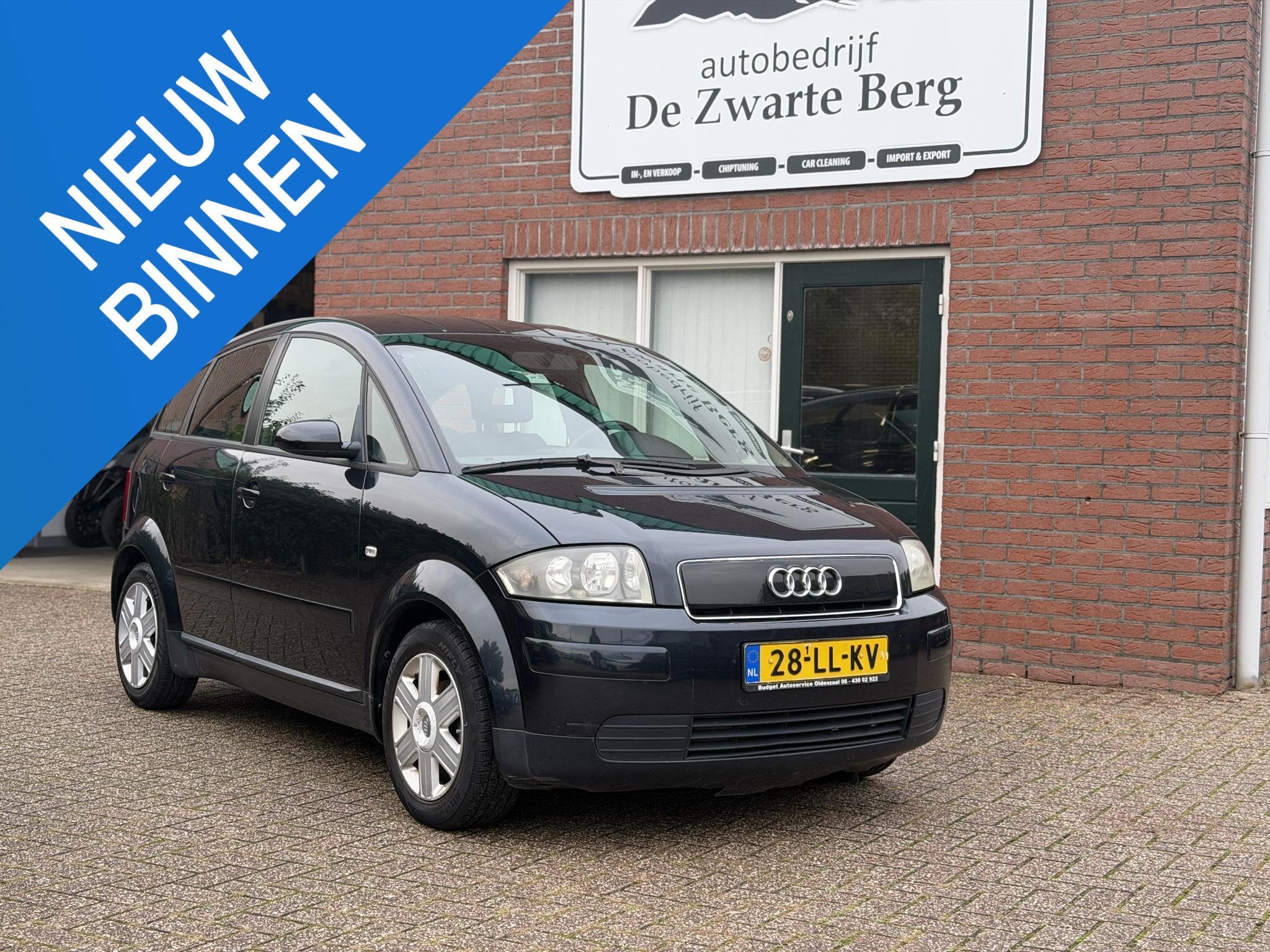 Audi A2 1.4, Stof, Gebruikt, 4 cilinders, Origineel Nederlands