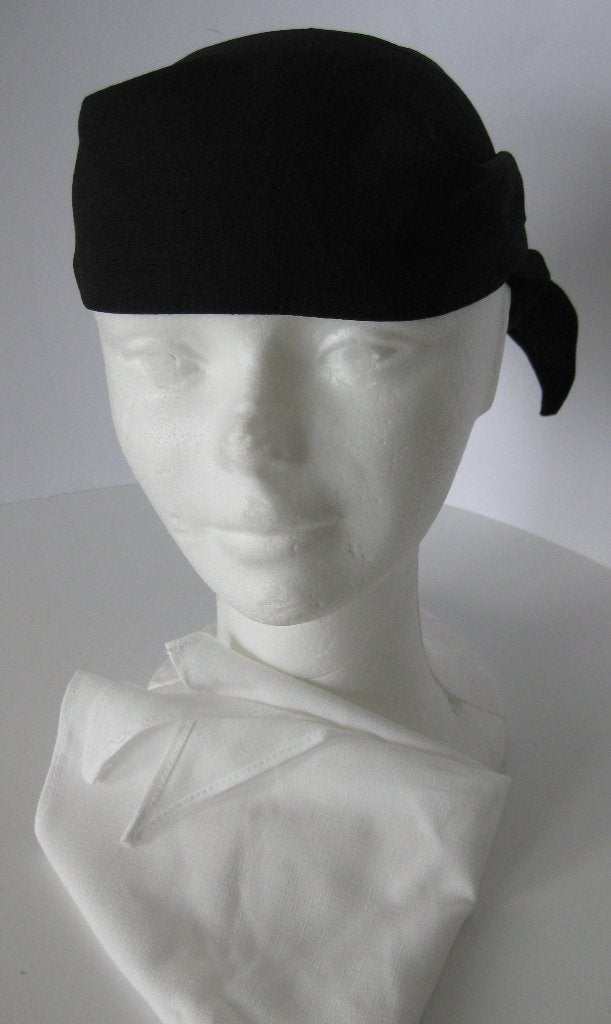 Zakdoeken / Bandana's / Hoofdbanden 2 stuks zwart & wit, Sieraden, Tassen en Uiterlijk, Overige Accessoires, Ophalen of Verzenden