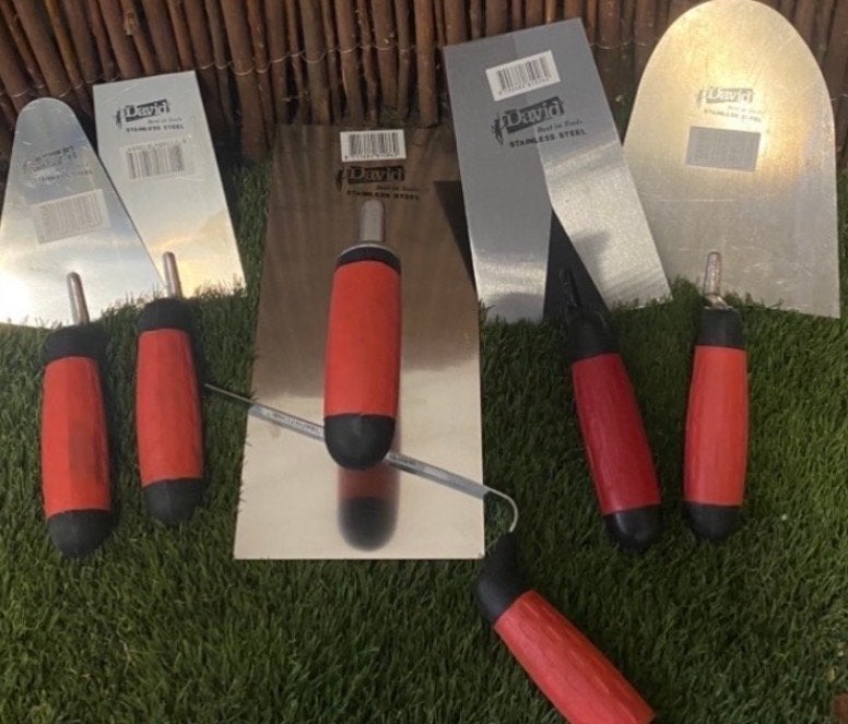 6 x Nieuwe David RVS Troffels en Spatels - Diverse Maten, Onbekend, Nieuw, Ophalen of Verzenden, Onbekend