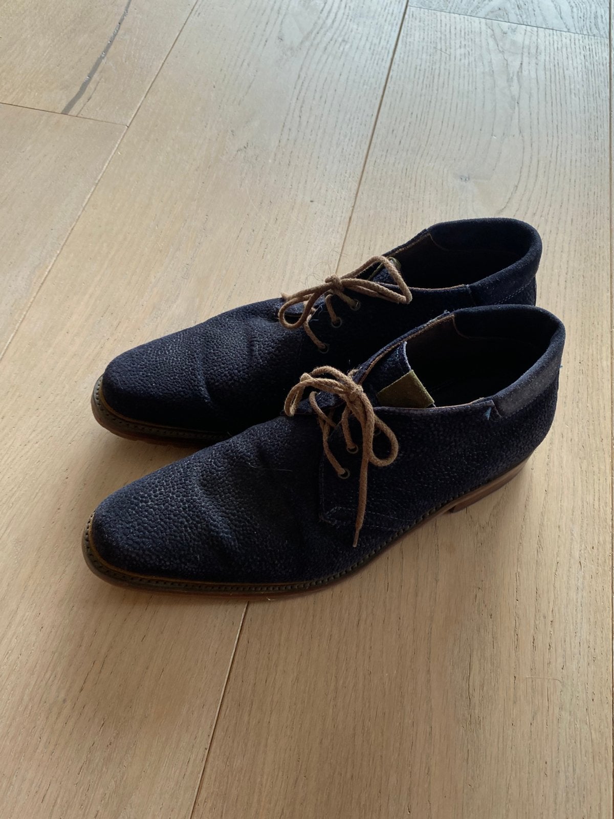 Floris van bommel 6,5 is 40, Blauw, Ophalen of Verzenden, Zo goed als nieuw, Veterschoenen