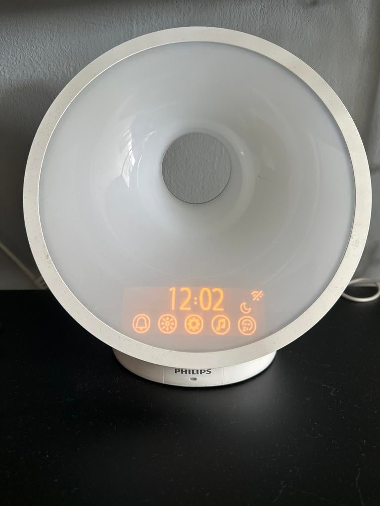 Philips Wake-up Light HF3671 (radio defect, geluid werkt), Ophalen of Verzenden, Zo goed als nieuw