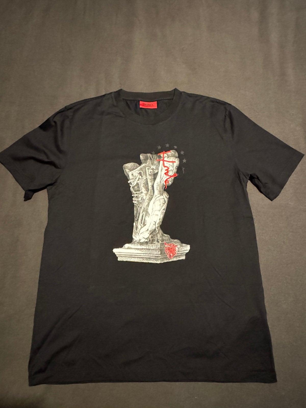 Nieuw Origineel Hugo Boss Tshirt Zwart Maat Medium, Ophalen of Verzenden, Nieuw, Maat 48/50 (M), Zwart