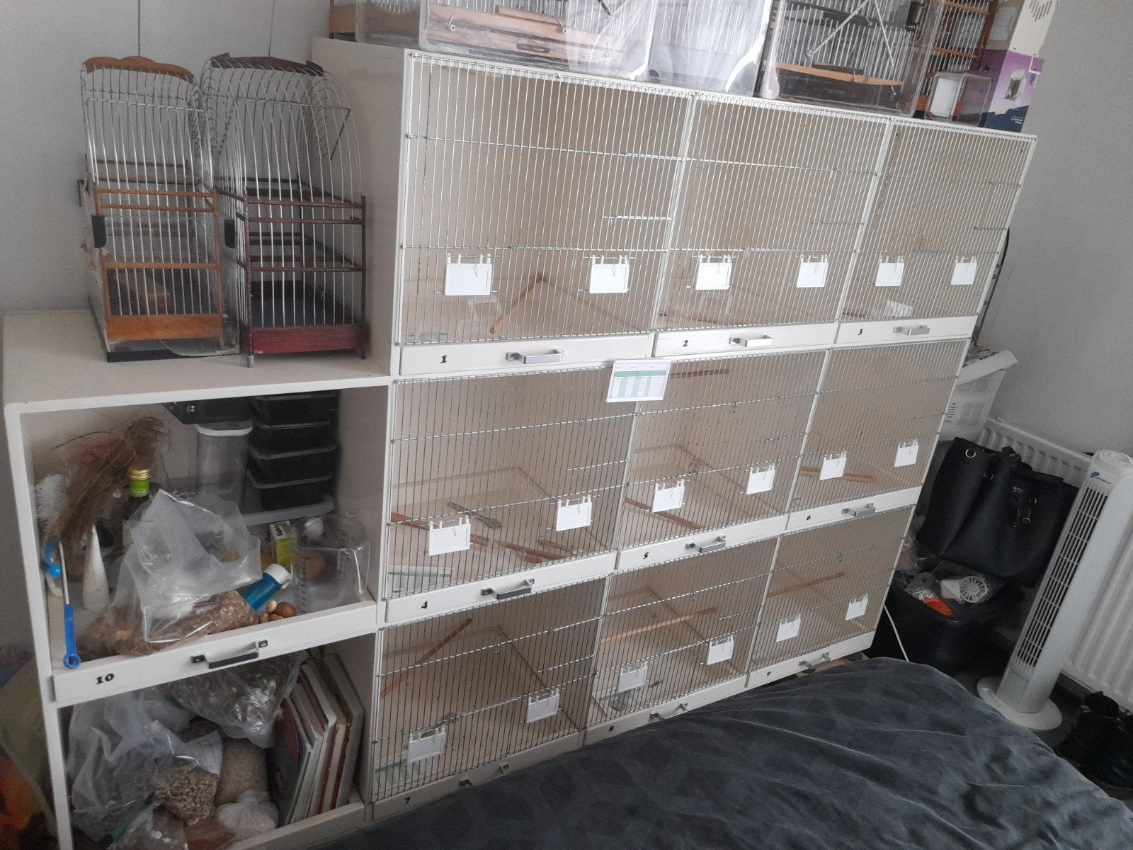 broedkast helemaal compleet met led verlichting lengte 196 b, Dieren en Toebehoren, Ophalen, Zo goed als nieuw, Aluminium, Broedkooi of Kweekkooi