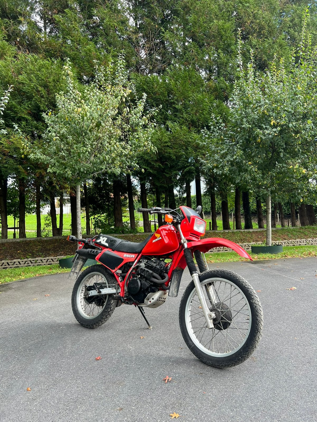 Honda XLR 250, Motoren, Ophalen