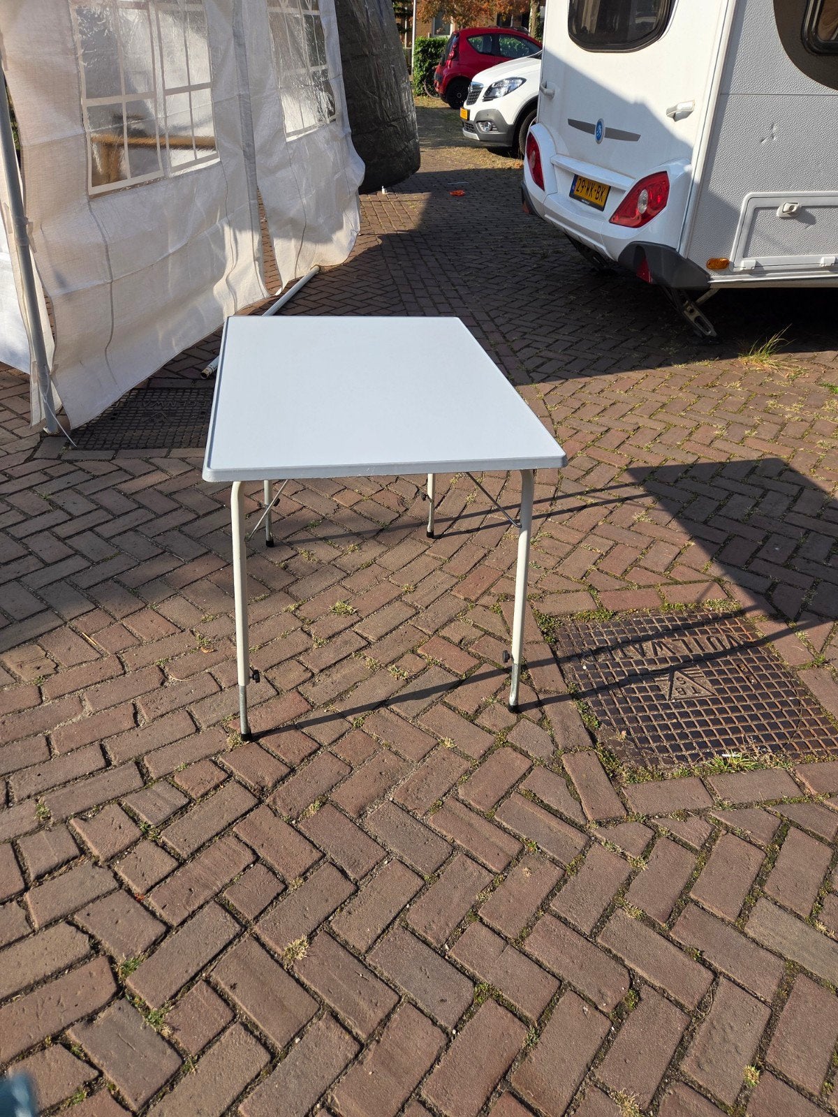 Dukdalf campingtafel - Lichtgewicht en opvouwbaar, Ophalen, Gebruikt, Campingtafel
