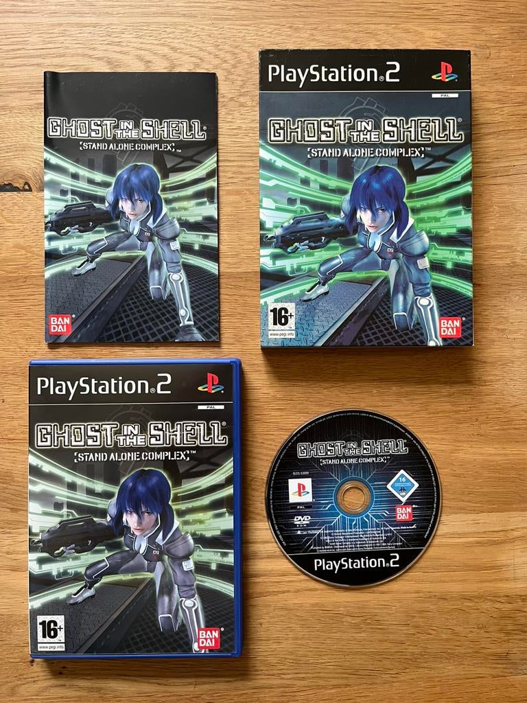 Ghost in the Shell stand alone complex PS2, Avontuur en Actie, Vanaf 18 jaar, 1 speler, Ophalen of Verzenden
