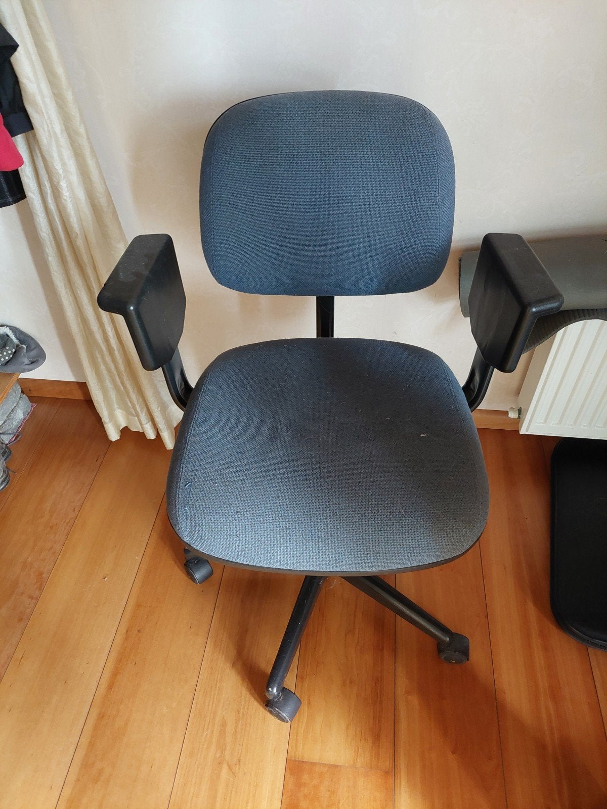 2 Bureaustoelen - Blauw/Grijs, Ophalen, Gebruikt, Blauw, Bureaustoel