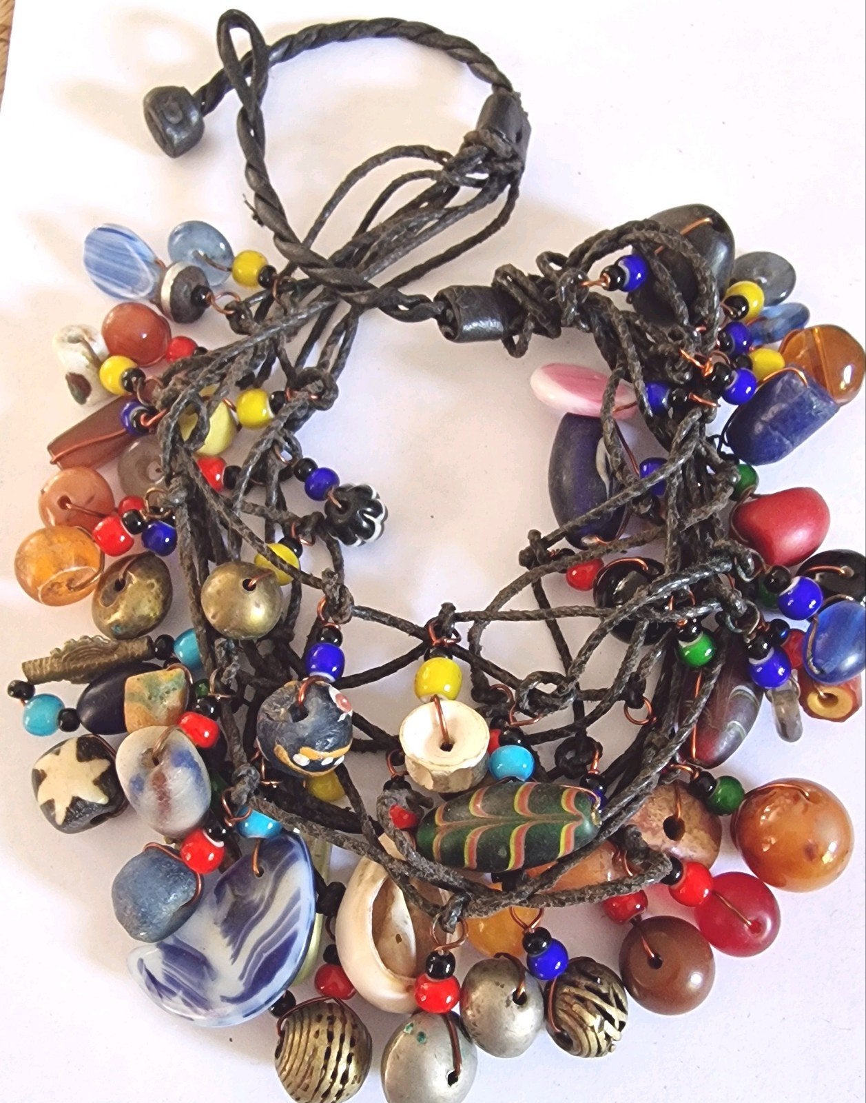 Prachtige ketting., Ophalen of Verzenden, Overige materialen, Met edelsteen