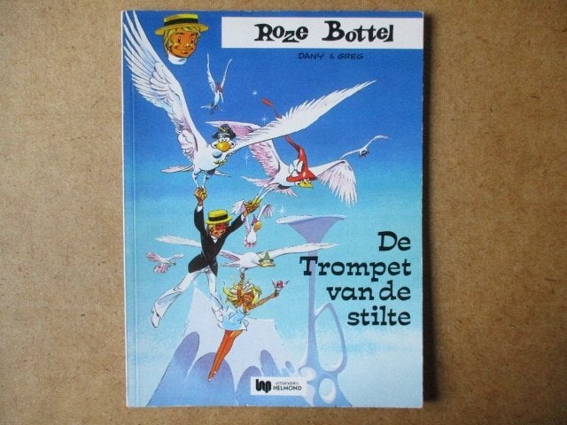adv7662 roze bottel adv4, Boeken, Stripboeken, Eén stripboek, Ophalen, Gelezen