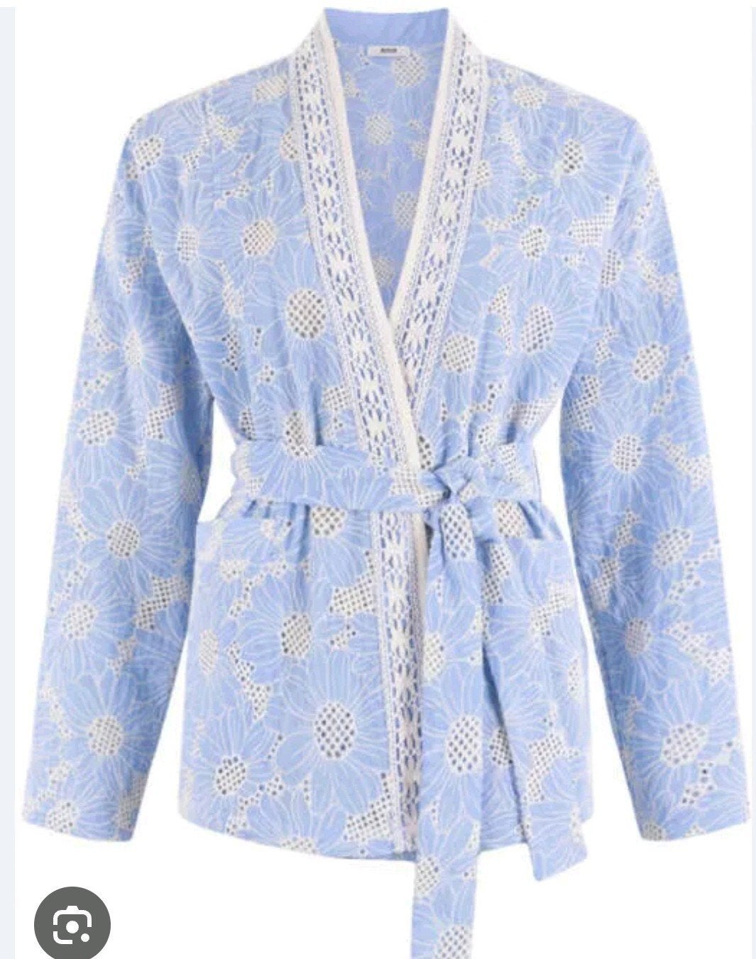 Blazer/jasje met kant Anna mt M, Ophalen of Verzenden, Zo goed als nieuw, Maat 38/40 (M), Beige