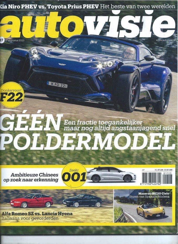 Autovisie 17 2023: Kia Niro PHEV - Toyota Prius PHEV - Zeek, Ophalen of Verzenden, Gelezen, Algemeen