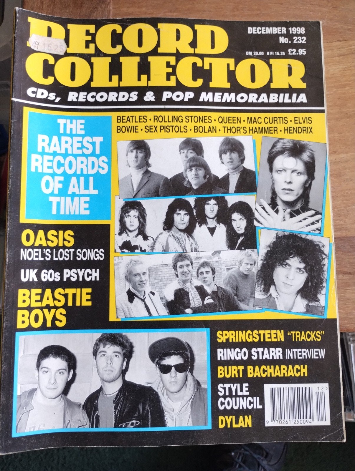 Record Collector Magazine - December 1998  nummer 232, Ophalen of Verzenden, Gelezen, Muziek, Film of Tv