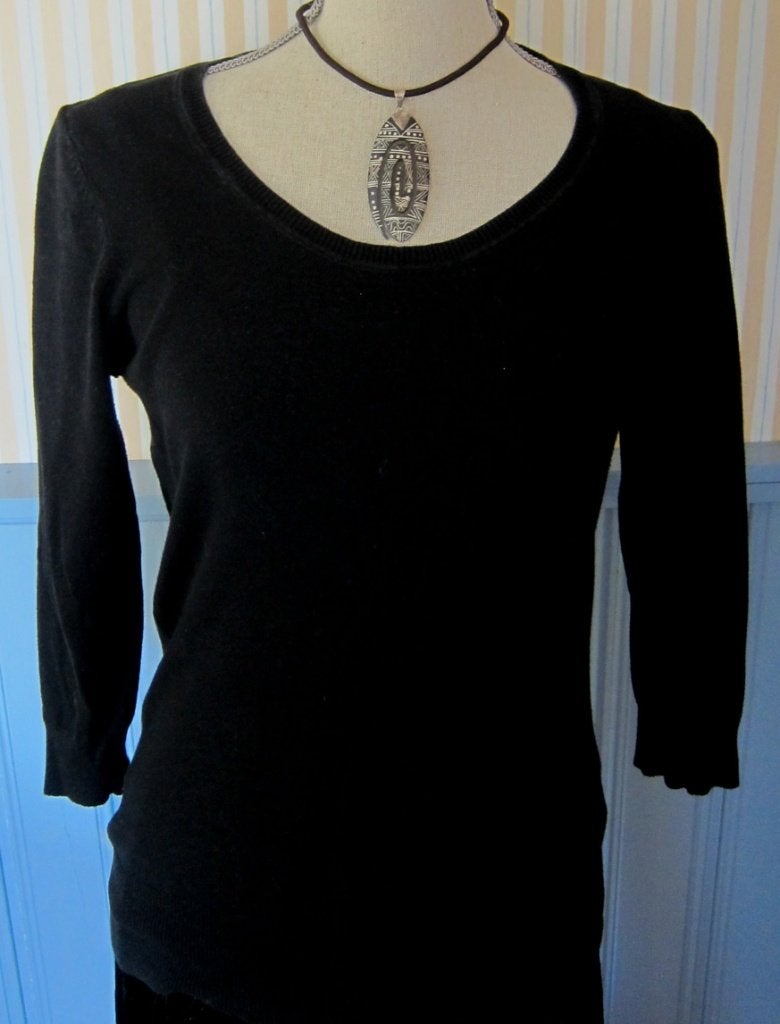 elegante zwarte trui van Mim nl mt 36, Zwart, Ophalen of Verzenden, Zo goed als nieuw, Maat 36 (S)