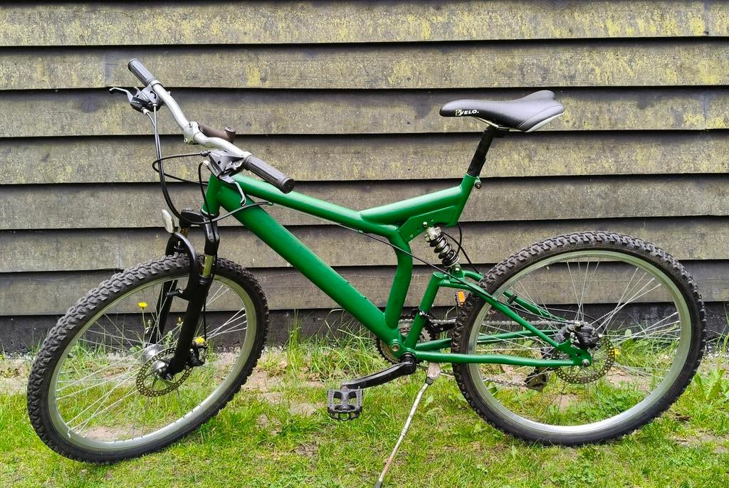 Opnieuw opgebouwde Full Suspension Mountainbike 26 inch, Fietsen en Brommers, Fietsen | Mountainbikes en ATB, 49 tot 53 cm, Zo goed als nieuw