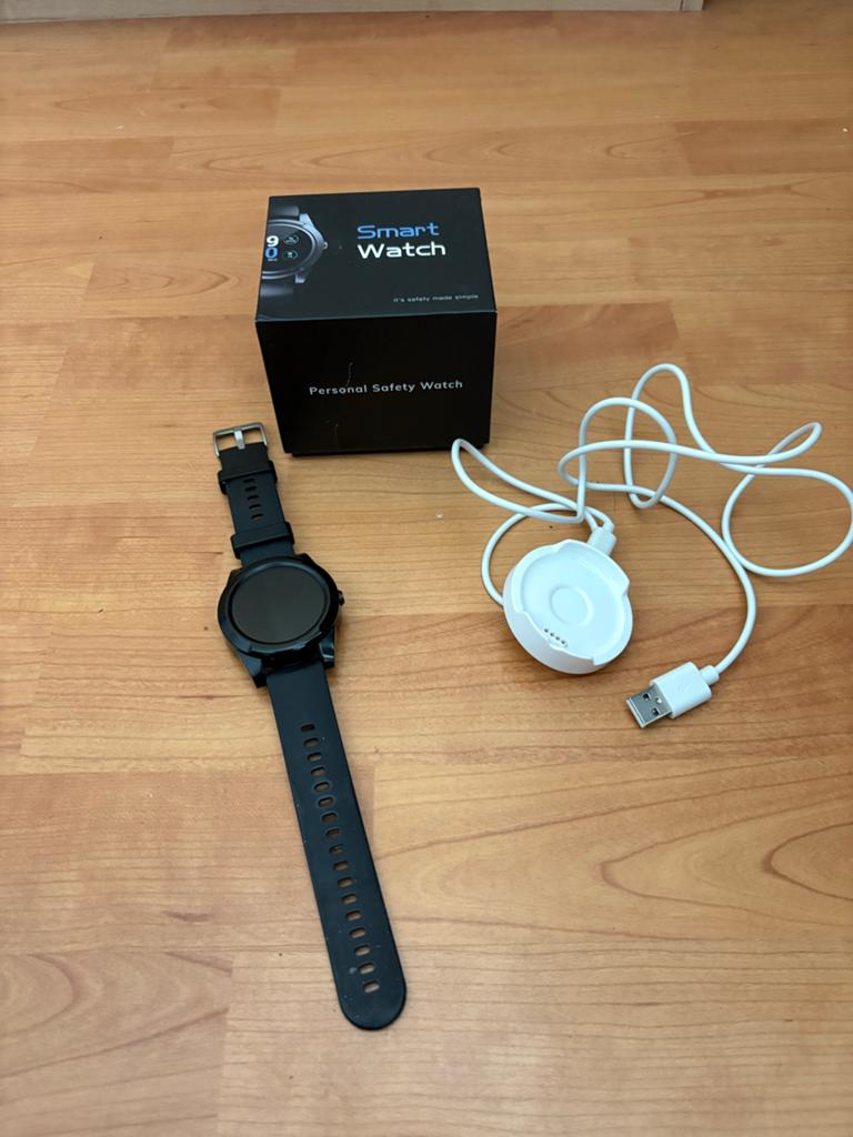 Mijn SOS alarmhorloge, Hartslag, Zwart, Ophalen of Verzenden, Zo goed als nieuw