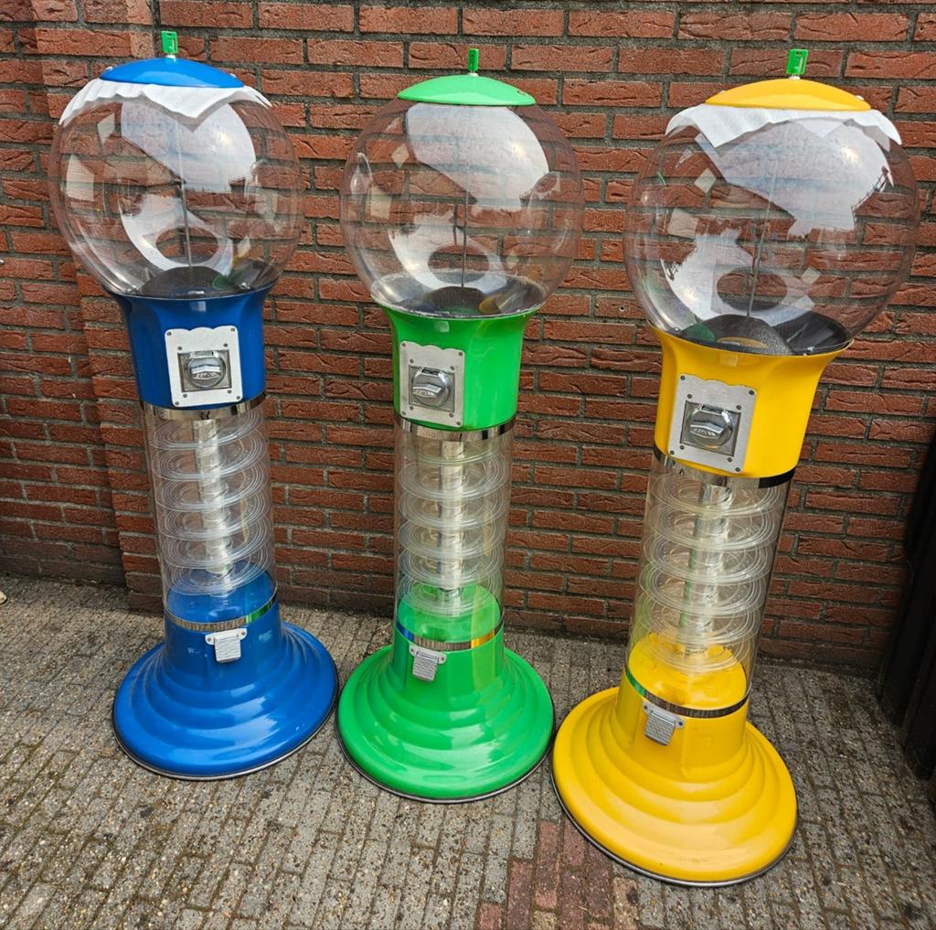 FIFTIES SIXTIES BEAVER SPIRAAL KAUWGOMBALLEN AUTOMATEN, Verzamelen, Automaten | Overige, Zo goed als nieuw, Ophalen
