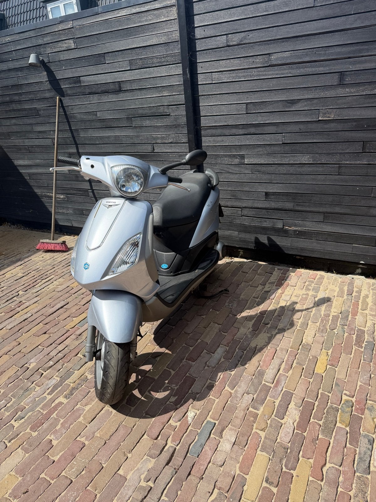 Piaggio Fly 125cc Motorscooter - Zilver, Ophalen, Gebruikt, Benzine, Fly