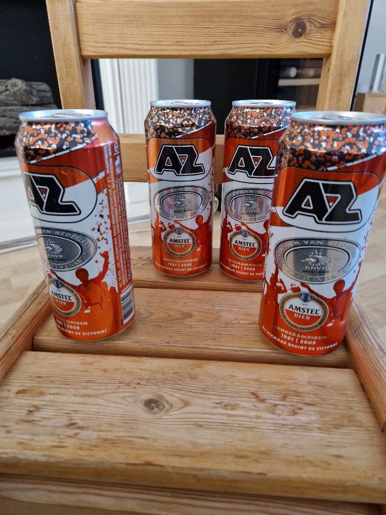 bierblikjes AZ kampioen, Verzamelen, Ophalen, Nieuw, AZ, Overige typen