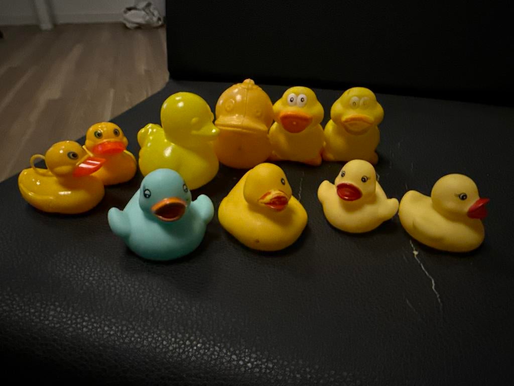 10 badeenden badeendjes bad eend, Ophalen of Verzenden, Gebruikt