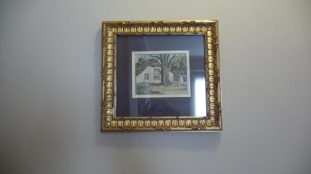 Leuke schilderij van SR raaij, Antiek en Kunst, Ophalen of Verzenden