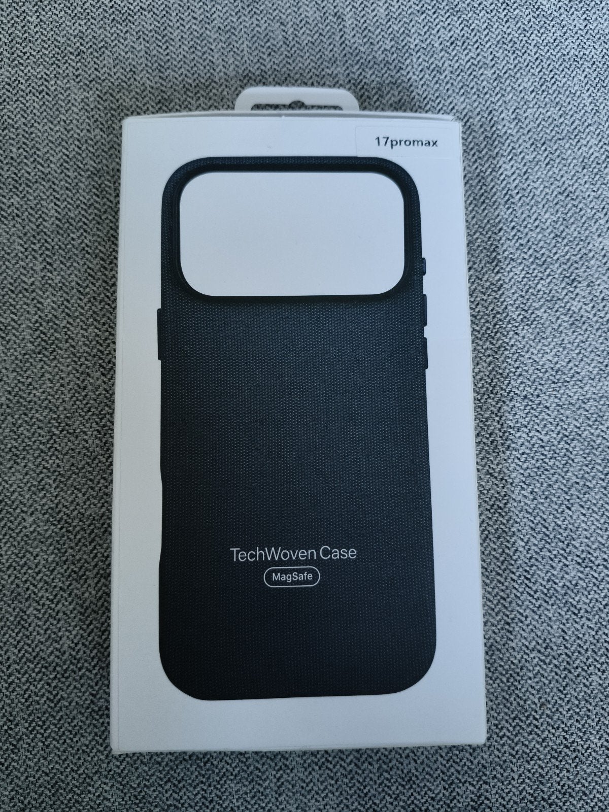 TechWoven MagSafe hoesje voor iPhone 17 Pro Max, Telecommunicatie, Zwart, Overige merken, Nieuw, Hoesje of Tasje