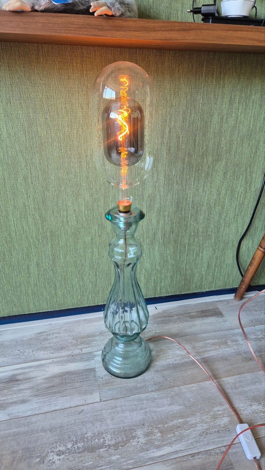 lampen, Ophalen, Met schakelaar, 90 cm, Glas