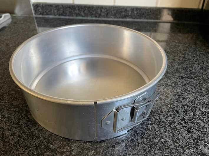 Aluminium springvorm bakvorm cakevorm rond, Ophalen of Verzenden, Nieuw, Taarten, Bakvorm