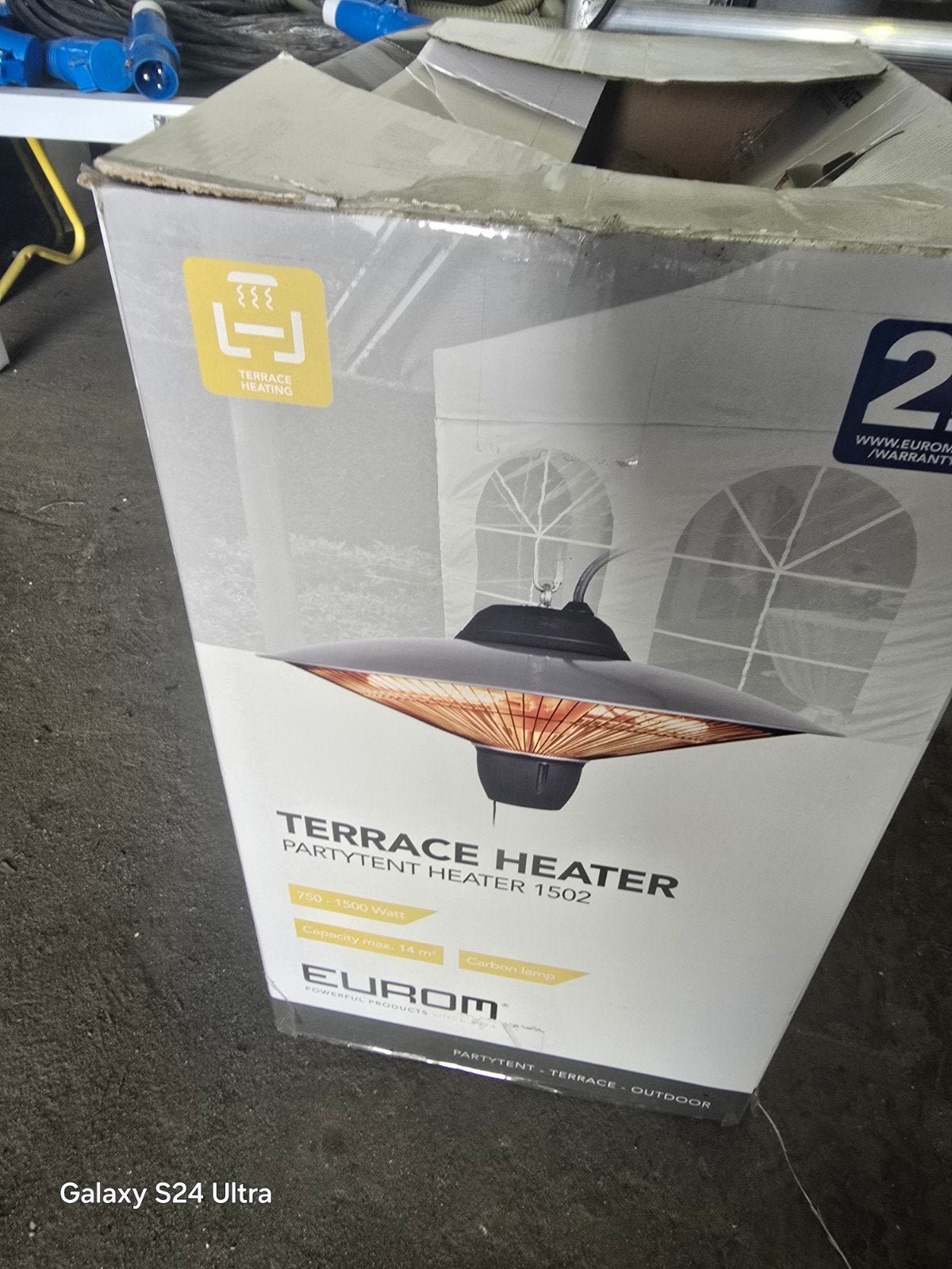 terrace heater, Tuin en Terras, Ophalen of Verzenden, Nieuw, Elektrisch, Plafond