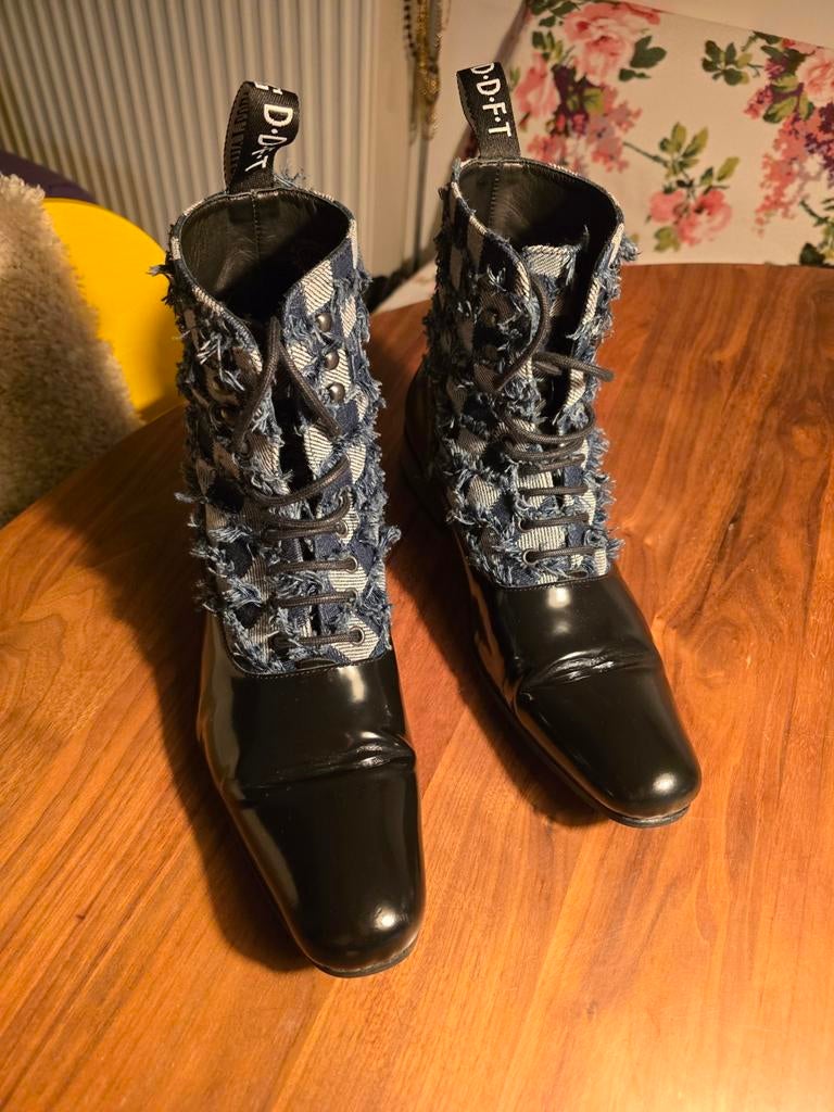 John Fluevog heren boots zgan maat 43, Ophalen of Verzenden, Zo goed als nieuw, Bruin, Boots