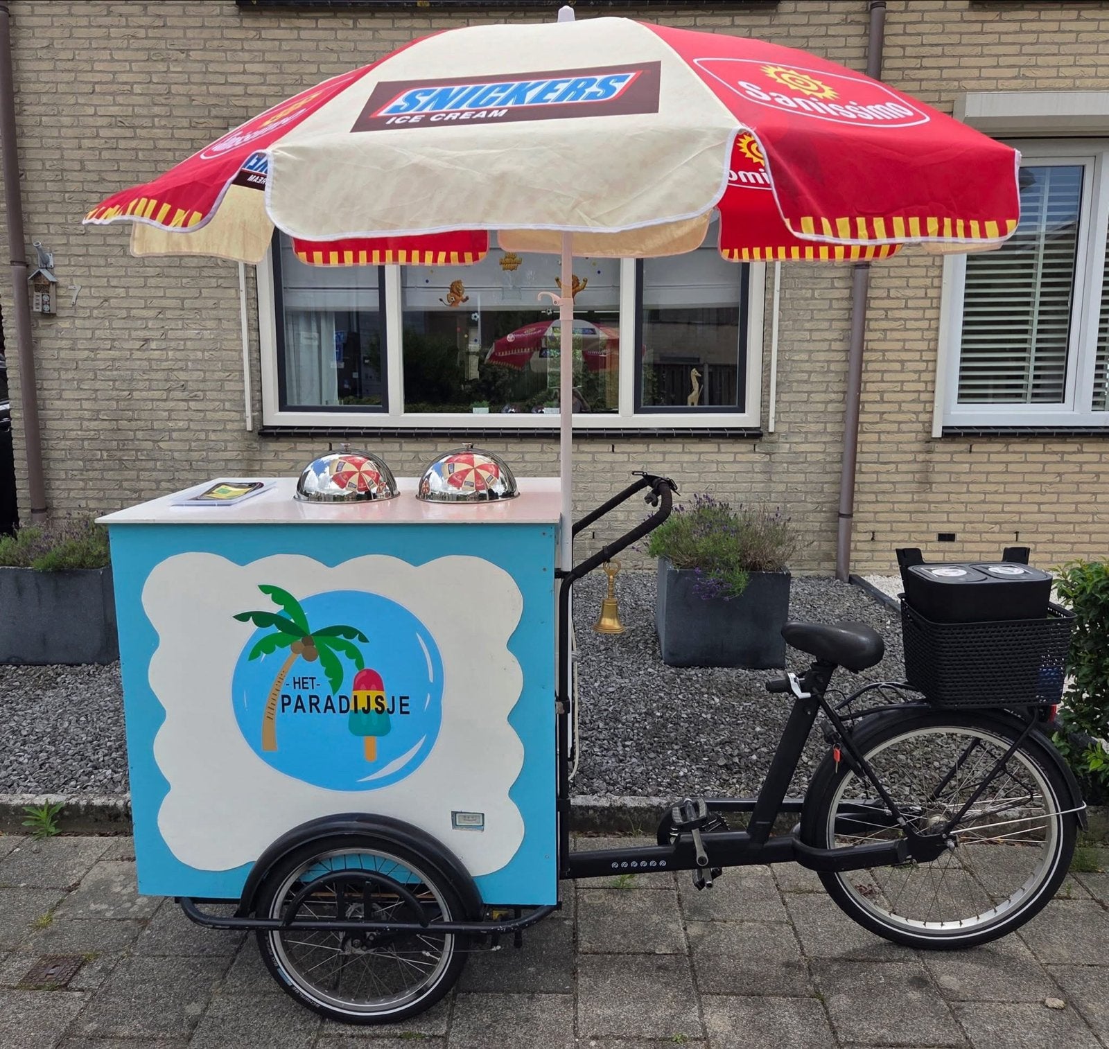 IJscofiets inclusief vriezer en accessoires, Ophalen, Gebruikt, Goederen, Overige merken