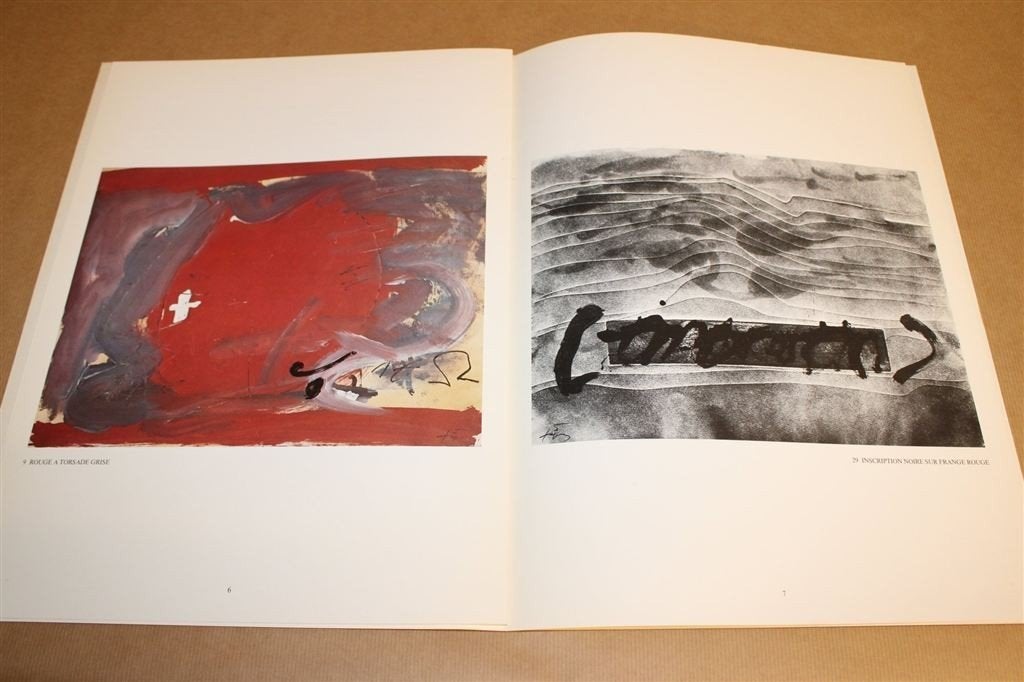 Kunstuitgave Derrière Le Miroir. Tapies. Zeldzaam. 1982., Ophalen of Verzenden, Gelezen