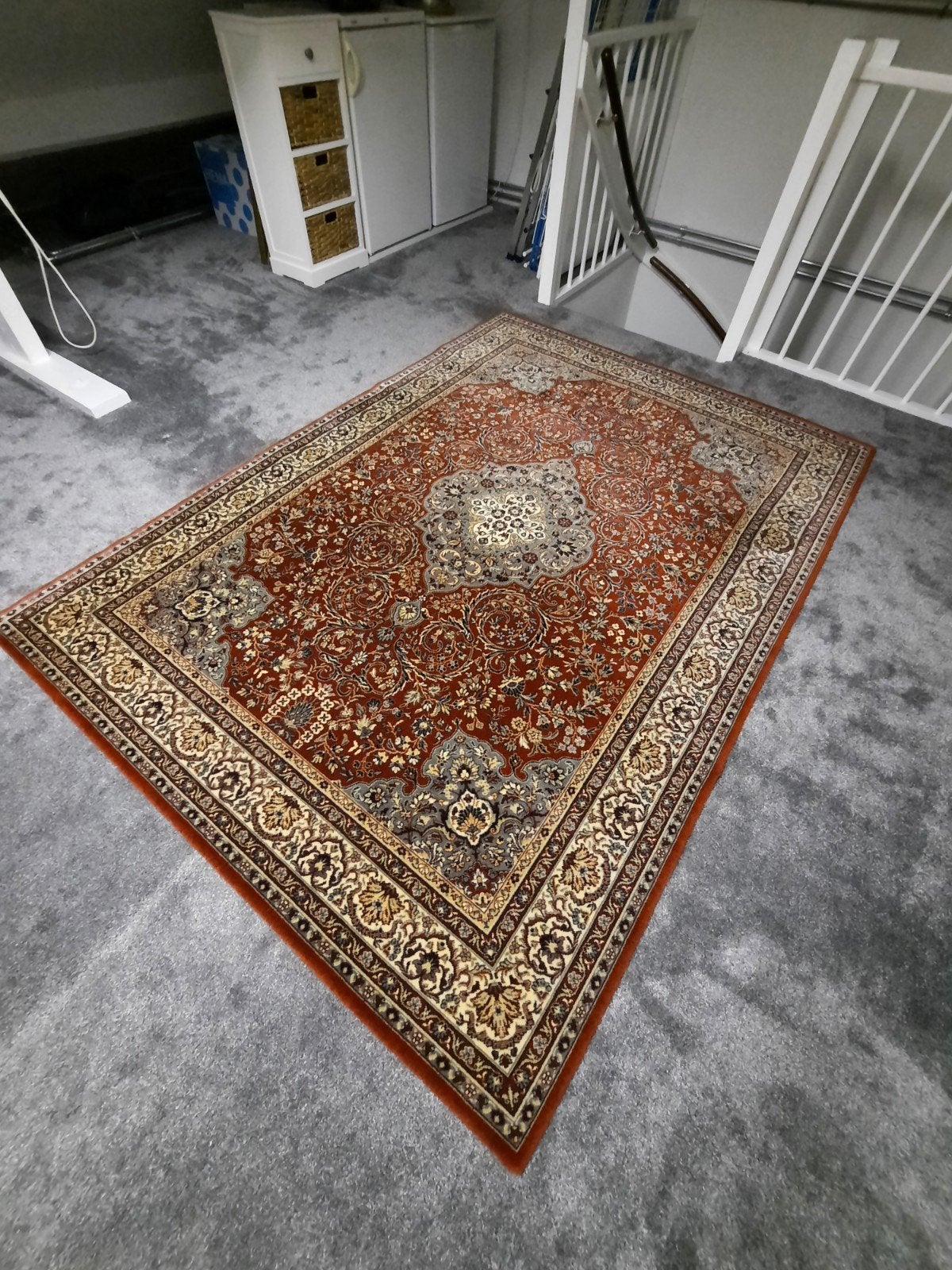 Prachtig vloerkleed Hamadir 170X240, Ophalen, Rood, Rechthoekig