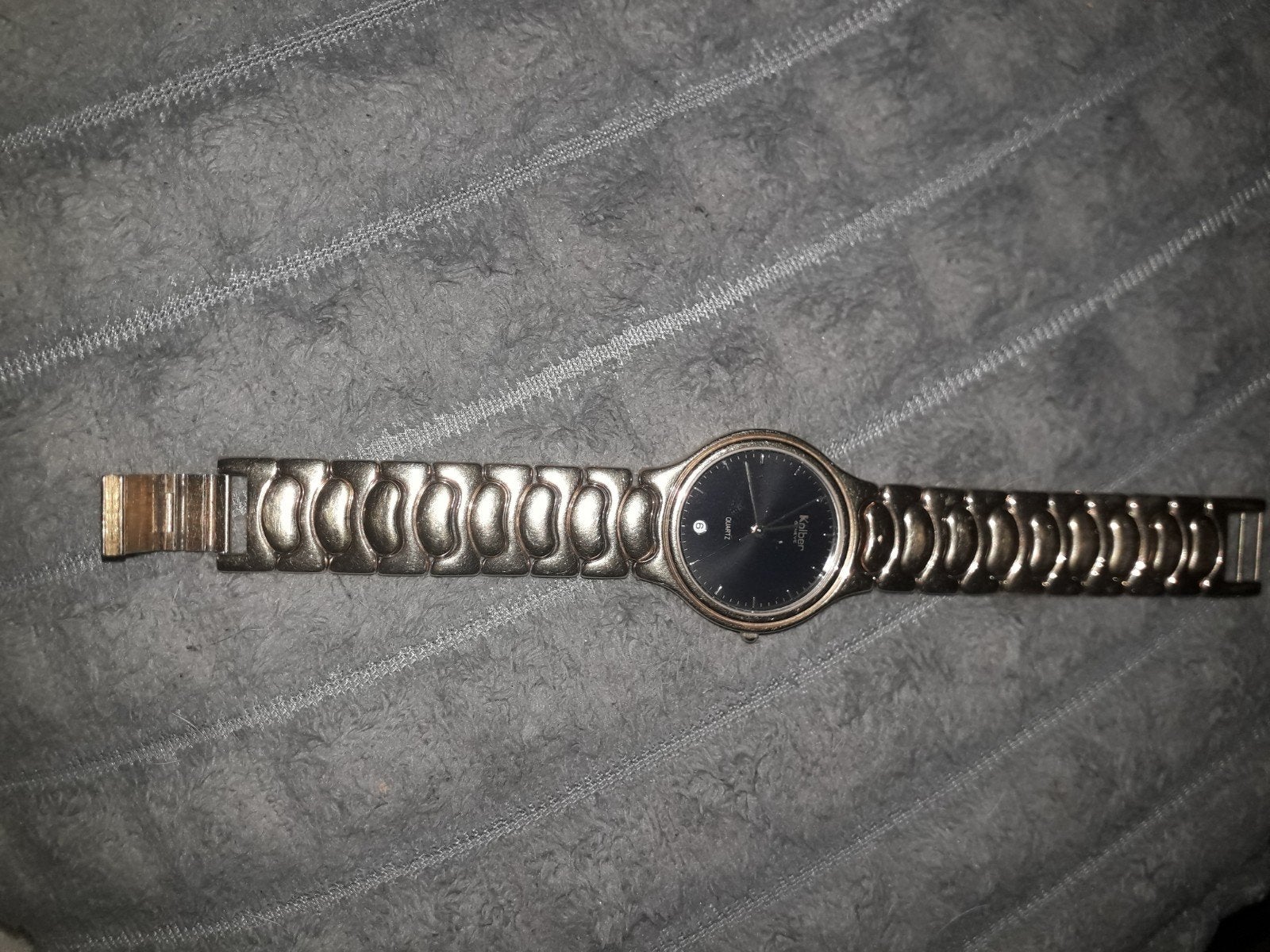 Kaliber Geneve Quartz Horloge - Goudkleurig, Ophalen of Verzenden