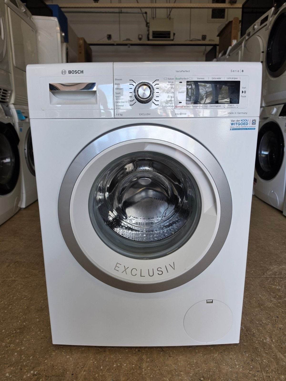 Bosch Serie 8 wasmachine | 9 kilo | A+++ | Gratis thuis 🚚✅️, Bosch, Jirnsum, 8 tot 10 kg, Ophalen of Verzenden