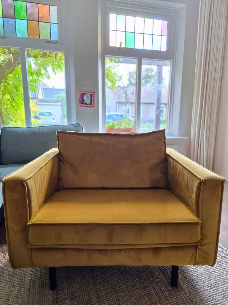 Loveseat Velvet Sissy-boy, Ophalen, Zo goed als nieuw, 75 tot 100 cm, 75 tot 100 cm