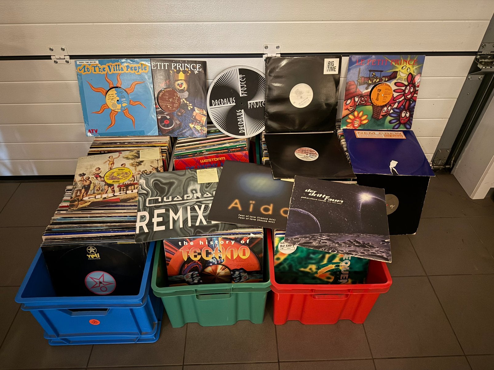 Dj Vinyl Collectie Retro/ Trance, Gebruikt, Dance, Ophalen of Verzenden, 12 inch