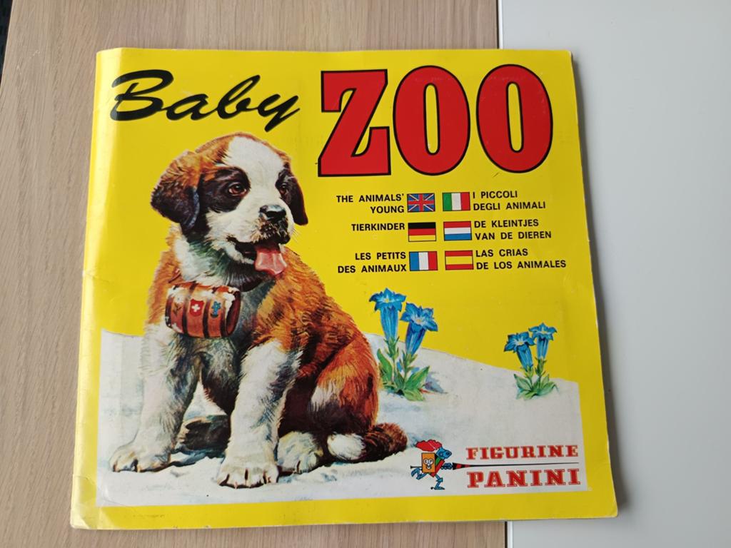 Origineel Panini Album Baby Zoo 1975"., Ophalen of Verzenden, Gebruikt