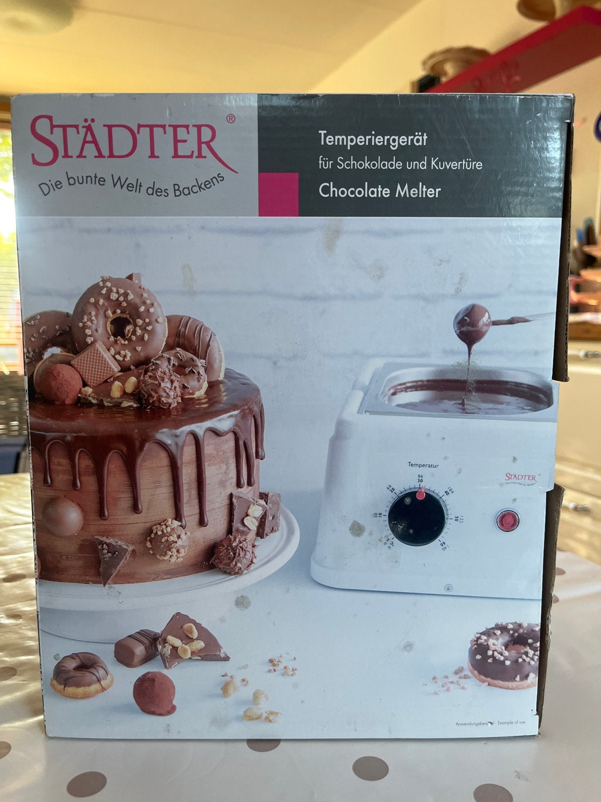 Städter Chocoladesmelter - Temperiergerät voor chocolade, Overige typen, Kunststof, Ophalen of Verzenden, Zo goed als nieuw