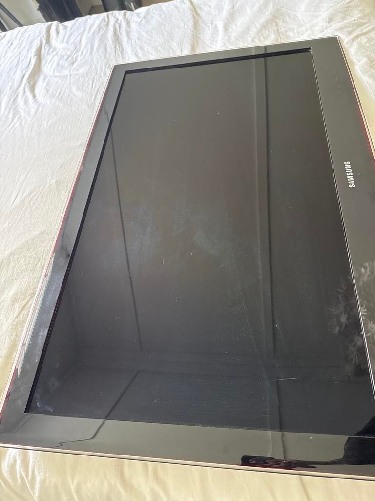 Samsung flatscreen televisie, Ophalen, Samsung, 100 cm of meer, Gebruikt