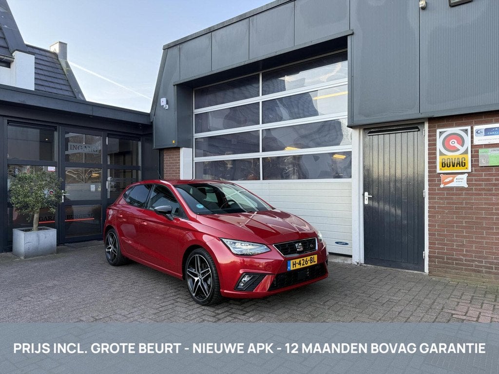 Seat Ibiza 1.0 TSI FR Business Intense ACC/LED *ALL-IN PRIJS, Auto's, Seat, 12 maanden, Stof, 580 kg, 1072 kg