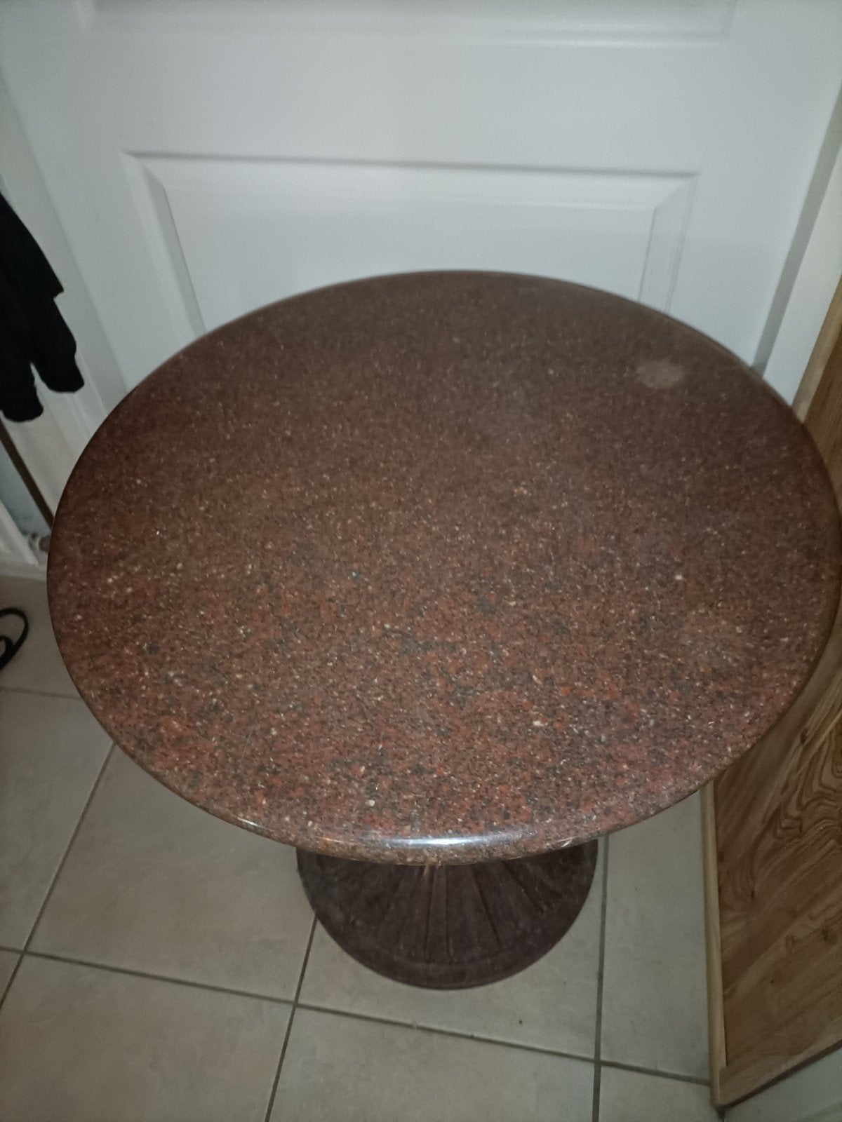 Ronde bistrotafel horeca tafel, Ophalen, Gebruikt, Rond, 75 cm of meer