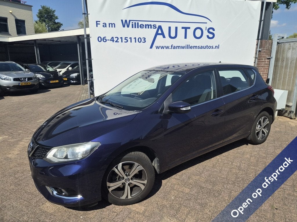 Nissan Pulsar 1.2 DIG-T Acenta (bj 2015, automaat), Auto's, Automaat, Euro 5, Stof, Gebruikt